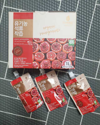 자연에온 유기농 석류 착즙 100mL 10개입 2BOX — 5점을 준 리뷰어가 2020년 11월 올린 사용 사진