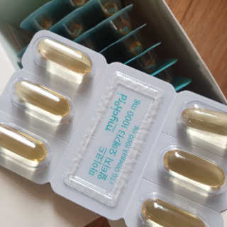 JW중외제약 마이코드 알티지 오메가3 1000 mg — 5점을 준 리뷰어가 2020년 9월 올린 사용 사진