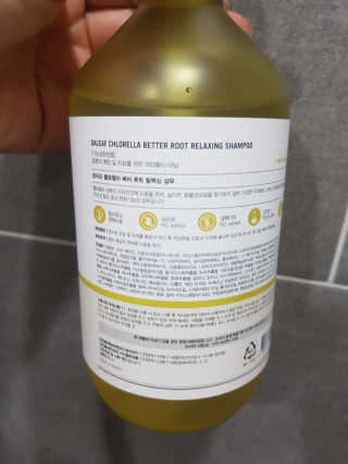 달리프 클로렐라 베러 루트 릴렉싱 샴푸 500ml — 5점을 준 리뷰어가 2020년 9월 올린 사용 사진