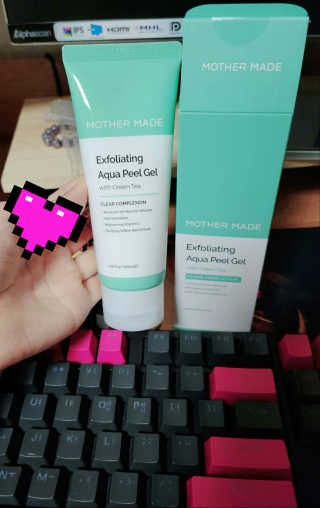[마더메이드]엑스폴리에이팅 아쿠아 필링젤 w.그린티_K — 5점을 준 리뷰어가 2020년 9월 올린 사용 사진