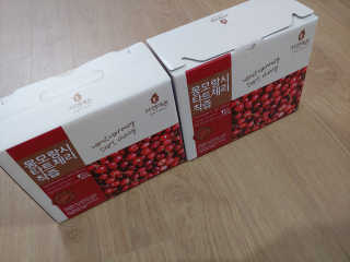 자연에온 몽모랑시 타트체리 착즙 100mL 10개입 2BOX — 4점을 준 리뷰어가 2020년 10월 올린 사용 사진