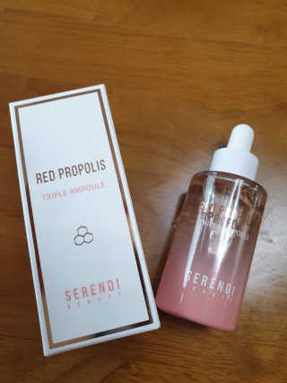 세렌디뷰티 레드 프로폴리스 트리플 앰플 — 5점을 준 리뷰어가 2020년 7월 올린 사용 사진