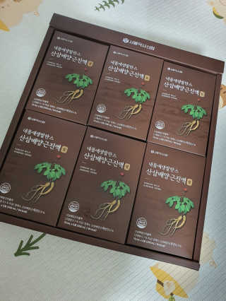 서울약사신협 약사신협_산삼배양근 진액_70ml x 30포 — 5점을 준 리뷰어가 2020년 9월 올린 사용 사진