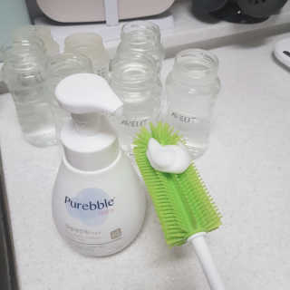 Purebble [퓨어블] 베이비 젖병세정제 500ml — 5점을 준 리뷰어가 2020년 8월 올린 사용 사진