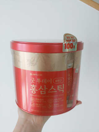 서울약사신협_굿투데이홍삼스틱_10ml x 100포 — 5점을 준 리뷰어가 2020년 7월 올린 사용 사진