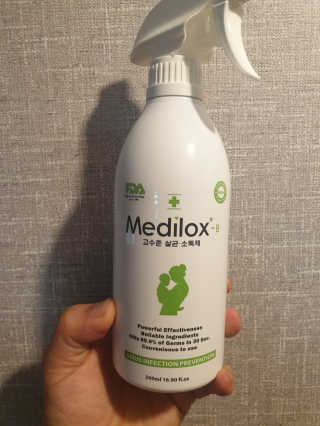 Medilox 메디록스 살균소독제_3종 500ml [택 1] — 4점을 준 리뷰어가 2020년 9월 올린 사용 사진