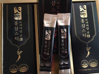 헬스업_천명진프리미엄홍삼스틱_10ml x 30포 — 5점을 준 리뷰어가 2020년 8월 올린 사용 사진