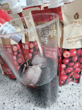 자연에온 몽모랑시 타트체리 착즙 100mL 10개입 2BOX — 5점을 준 리뷰어가 2020년 10월 올린 사용 사진