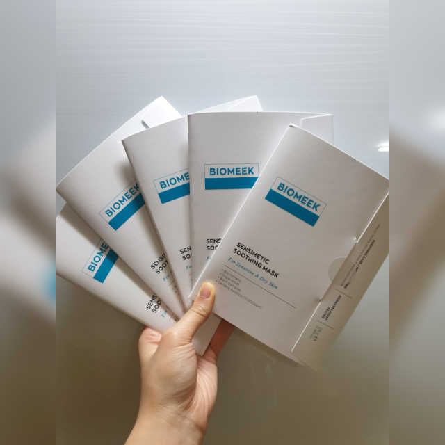BIOMEEK SENSIMETIC SOOTHING MASK.S 리뷰 사진
