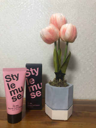 ATS스타일 뮤즈 ATS 스타일 뮤즈 리페어 컬 크림 50ml X 2EA — 4.5점을 준 리뷰어가 2020년 10월 올린 사용 사진