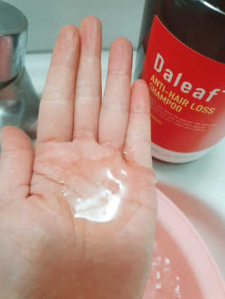 달리프 진저 베러 퍼퓸 탈모 완화 샴푸 1000ml 향 3종 — 5점을 준 리뷰어가 2020년 12월 올린 사용 사진
