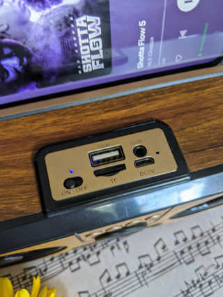 SEVIZ RETRO20W 레트로 블루투스 스피커 — 5점을 준 리뷰어가 2020년 7월 올린 사용 사진