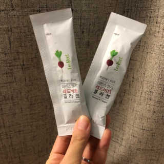 유유네이처 머빈스 젤리 레드비트 콜라겐 — 4점을 준 리뷰어가 2020년 4월 올린 사용 사진