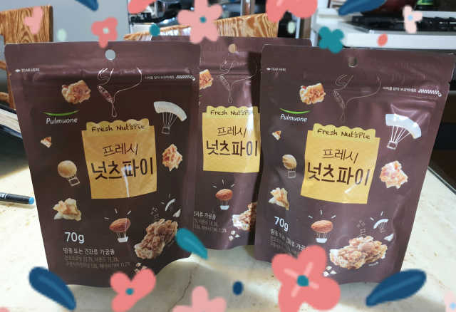 [풀무원] 프레시 넛츠파이 3개입 리뷰 사진