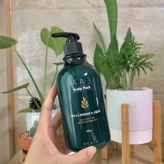 아카이아 이아 A3 헤어스캘프팩 500ml — 3.5점을 준 리뷰어가 2020년 6월 올린 사용 사진