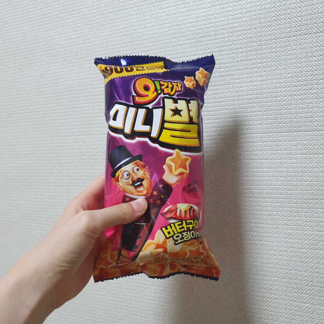 오감자 미니별 버터구이오징어맛 16봉지 리뷰 사진