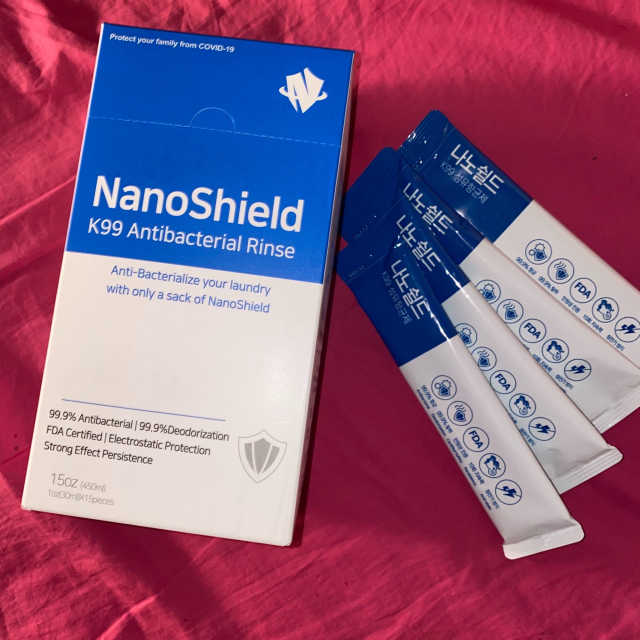 NanoShield K99 항균 세탁 린스 리뷰 사진