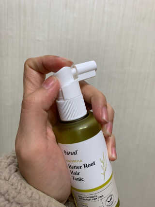 달리프 클로렐라 베러 루트 헤어토닉 100ml — 5점을 준 리뷰어가 2020년 11월 올린 사용 사진