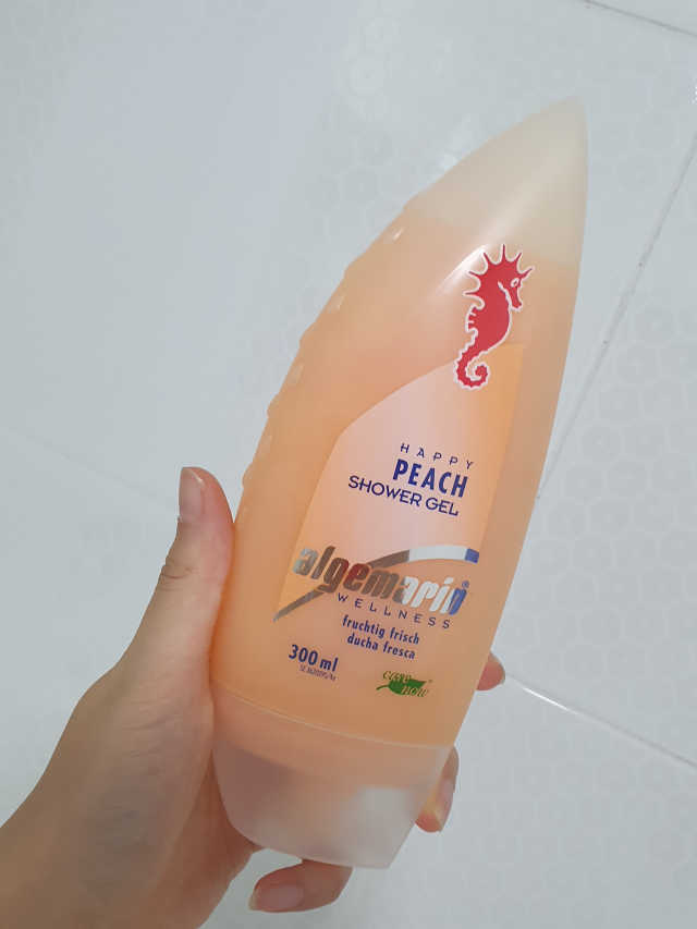 알게마린 해피피치 샤워젤 리뷰 사진