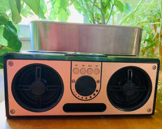 SEVIZ RETRO20W 레트로 블루투스 스피커 — 5점을 준 리뷰어가 2020년 10월 올린 사용 사진