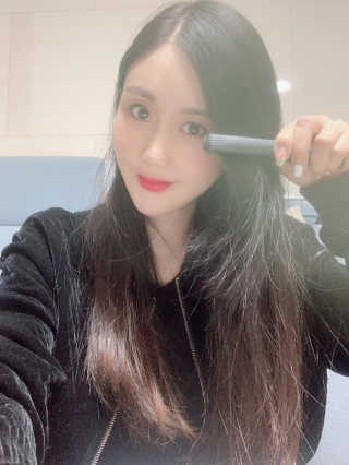 모즈헤어 휴대용 미니 고데기 — 4점을 준 리뷰어가 2020년 10월 올린 사용 사진