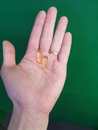 JW중외제약 마이코드 알티지 오메가3 1000 mg — 5점을 준 리뷰어가 2020년 7월 올린 사용 사진