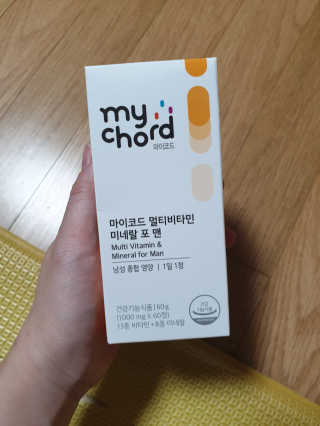 JW중외제약 마이코드 멀티비타민미네랄 포 맨 — 5점을 준 리뷰어가 2020년 7월 올린 사용 사진