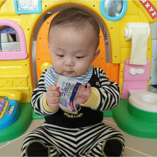 100도 이상에서 삶아 멸균 안심 아이수 구강 티슈 — 5점을 준 리뷰어가 2020년 12월 올린 사용 사진
