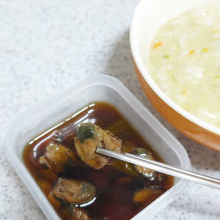 바다는다웰빙이다 완도사랑 전복죽 250g - 2팩 + 전복장조림 2팩 — 5점을 준 리뷰어가 2020년 9월 올린 사용 사진
