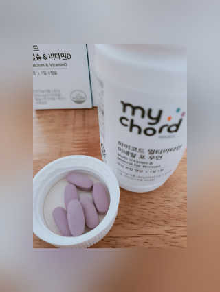 JW중외제약 마이코드 멀티비타민미네랄 포 우먼 — 5점을 준 리뷰어가 2020년 9월 올린 사용 사진