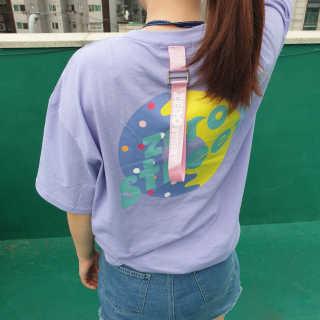 제로스트릿 ZERO STREET - BACK DONUT T-SHIRT 7 COLOR — 5점을 준 리뷰어가 2020년 7월 올린 사용 사진