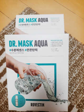로벡틴 닥터 마스크 아쿠아 — 5점을 준 리뷰어가 2020년 4월 올린 사용 사진