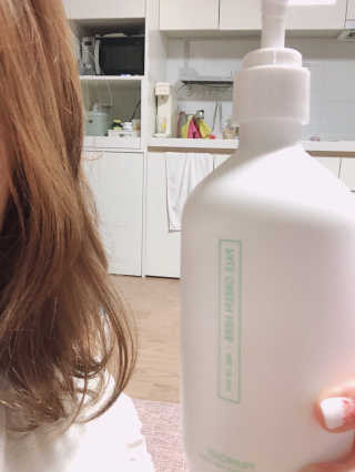 멈칫 향기좋은 약산성 샴푸, 단백질 퀵트리트먼트 택1 — 5점을 준 리뷰어가 2020년 6월 올린 사용 사진