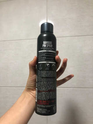 다슈코리아 다슈 포 맨 프리미엄 밤부 핀 스프레이 300ml — 4점을 준 리뷰어가 2020년 9월 올린 사용 사진