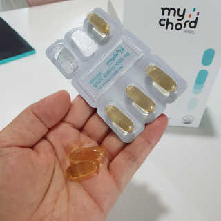 JW중외제약 마이코드 알티지 오메가3 1000 mg — 5점을 준 리뷰어가 2020년 10월 올린 사용 사진