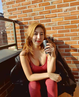 세컨스킨 액티브 홀메쉬 브라 및 레깅스 세트 — 3.5점을 준 리뷰어가 2020년 11월 올린 사용 사진
