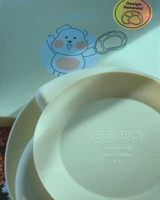유비맘 캐릭터 실리콘 흡착 식판_색상 랜덤발송 — 5점을 준 리뷰어가 2020년 10월 올린 사용 사진