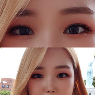 [블랙루즈] 크리스탈 하트 락 섀도우 4종 중 택1 — 4.5점을 준 리뷰어가 2020년 9월 올린 사용 사진