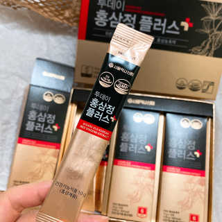 서울약사신협_투데이홍삼정플러스스틱_10g x 30포 — 5점을 준 리뷰어가 2020년 11월 올린 사용 사진