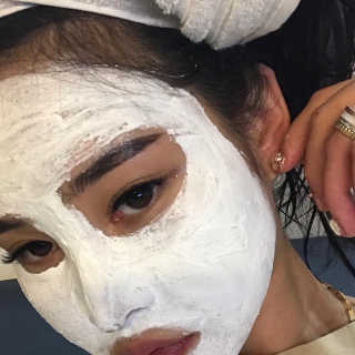 리더스코스메틱 리더스 밀크 스폰지 마스크 — 5점을 준 리뷰어가 2020년 10월 올린 사용 사진