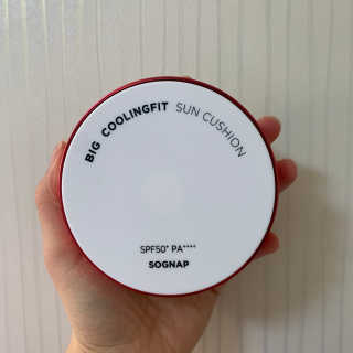 [소그냅] 빅 쿨링핏 썬쿠션 SPF 50+PA++++ — 3.5점을 준 리뷰어가 2020년 4월 올린 사용 사진