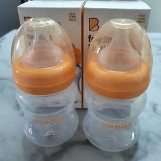 유비맘 신생아젖병 120ml 트리플팩_ 젖꼭지 포함 — 5점을 준 리뷰어가 2020년 6월 올린 사용 사진