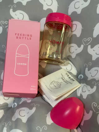 유비맘 PPSU 젖병 노꼭지_200ml_컬러 랜덤 발송 — 5점을 준 리뷰어가 2020년 7월 올린 사용 사진