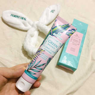 포레스트힐 SS 그린 밸런스 클렌져 100ml + 헤어밴드 — 4점을 준 리뷰어가 2020년 4월 올린 사용 사진