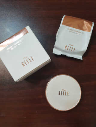 디어벨르 크림쿠션 DEAR BELLE CREAM COUSION — 4점을 준 리뷰어가 2020년 8월 올린 사용 사진