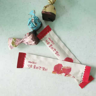 365더건강 에버뷰티 석류콜라겐 젤리 — 5점을 준 리뷰어가 2020년 8월 올린 사용 사진