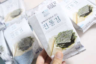 한촌몰 바다공작소 전통김_명품돌김세트 — 4점을 준 리뷰어가 2020년 10월 올린 사용 사진