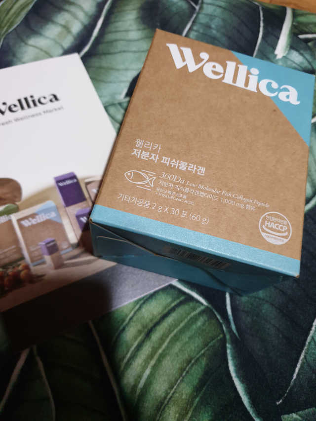 웰리카 저분자 피쉬 콜라겐 리뷰 사진