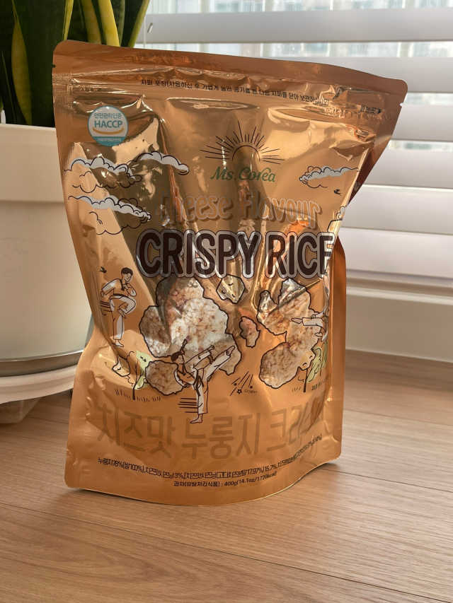 미즈꼬레아 치즈맛 누룽지크리스피 리뷰 사진
