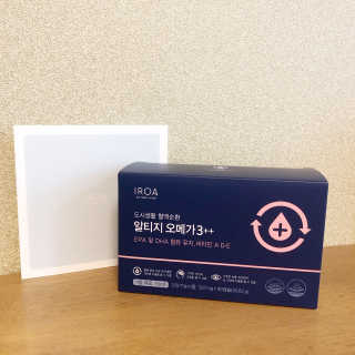 이로아 rTG 오메가3 ++ — 4점을 준 리뷰어가 2020년 7월 올린 사용 사진